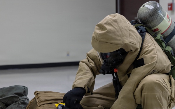 MWSS-171 responds to a simulated chemical attack during KMEP 26.2