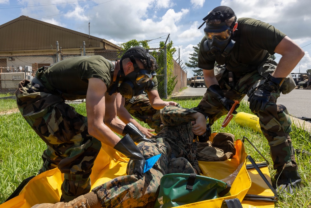MWSS-171 responds to a simulated chemical attack during KMEP 26.2