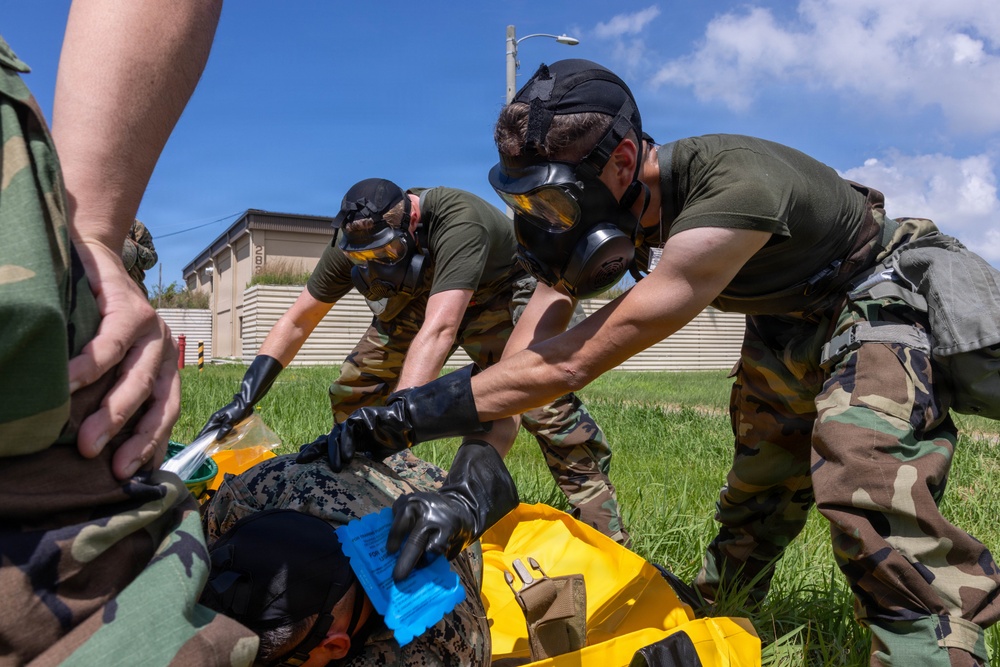 MWSS-171 responds to a simulated chemical attack during KMEP 26.2