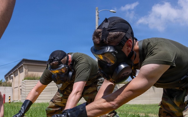 MWSS-171 responds to a simulated chemical attack during KMEP 26.2