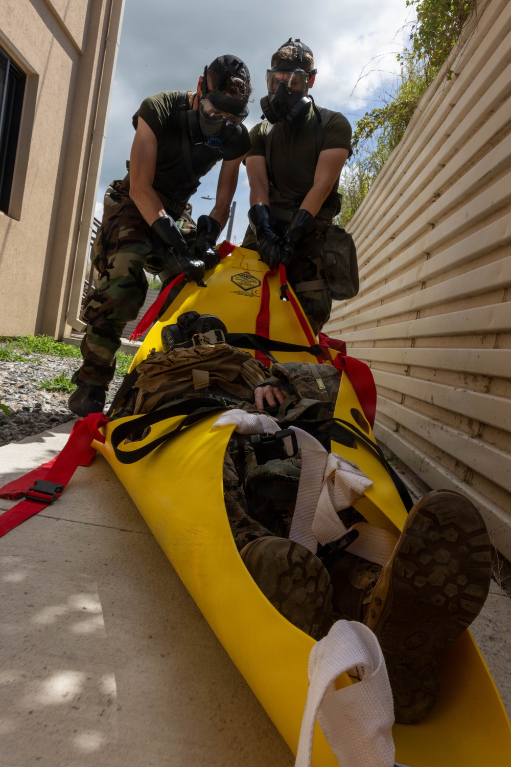 MWSS-171 responds to a simulated chemical attack during KMEP 26.2
