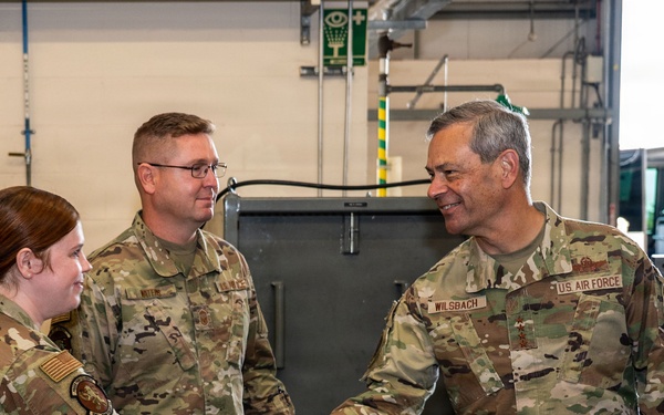CSAF, CMSAF visit RAF Mildenhall