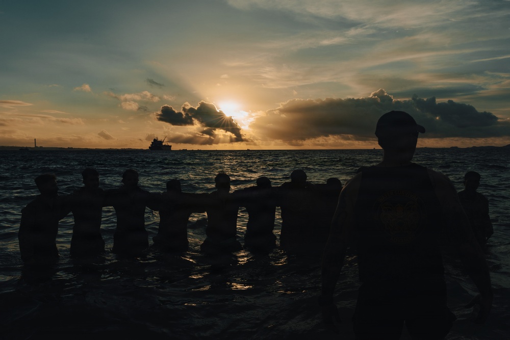 U.S. Marines and Sailors Participate in a Culminating Event of a Combat Medical Course