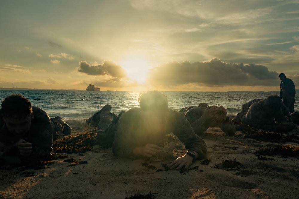 U.S. Marines and Sailors Participate in a Culminating Event of a Combat Medical Course