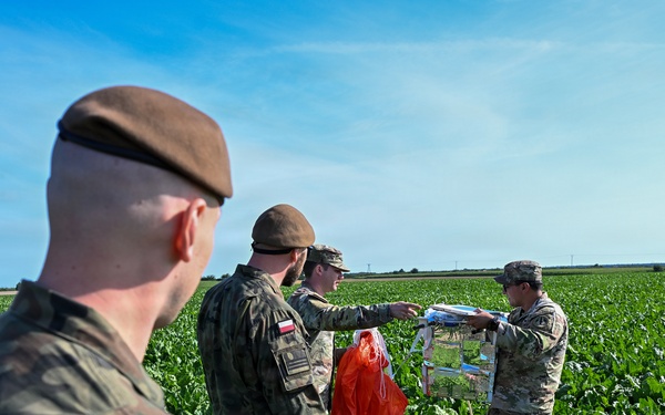 Soldiers Launch Balloons in Poland