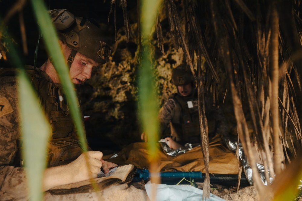 U.S. Marines and Sailors Participate in a Culminating Event of a Combat Medical Course