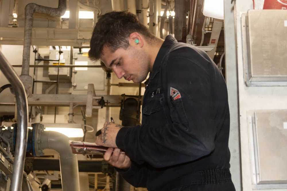 USS Portland Sailors Conduct Routine Operations