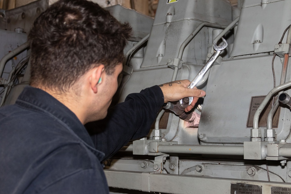 USS Portland Sailors Conduct Routine Operations
