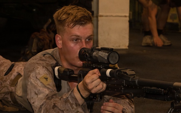 USS Portland Marines Conduct Routine Operations