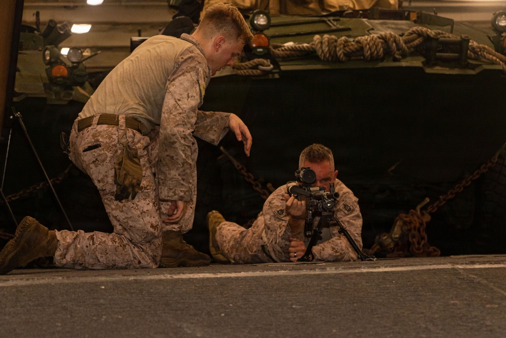 USS Portland Marines Conduct Routine Operations