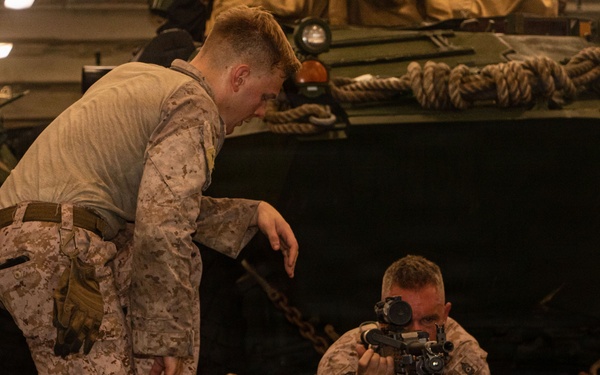 USS Portland Marines Conduct Routine Operations