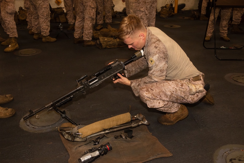 USS Portland Marines Conduct Routine Operations