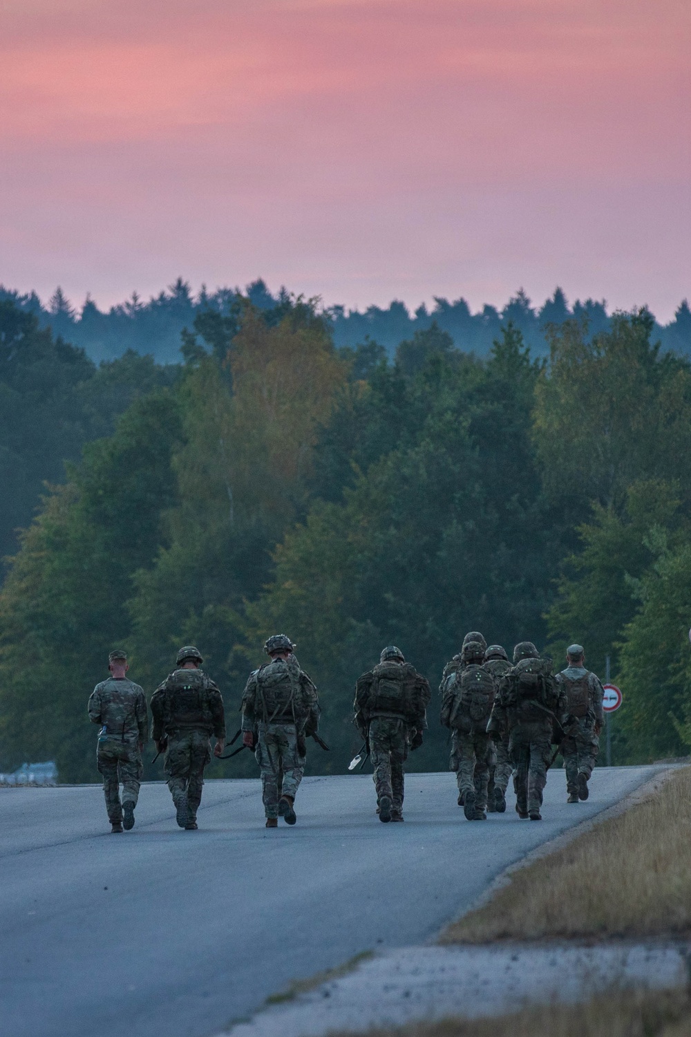 USAREUR-AF Best Squad ruck march