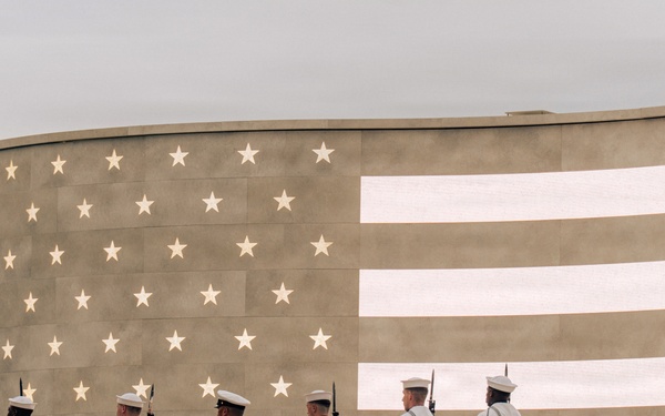 U.S. Navy Drill Team at the Unveiling of the National Military Monument