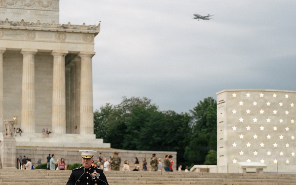 Gen. Christopher J. Mahoney Speaks at the Unveiling of the National Military Monument