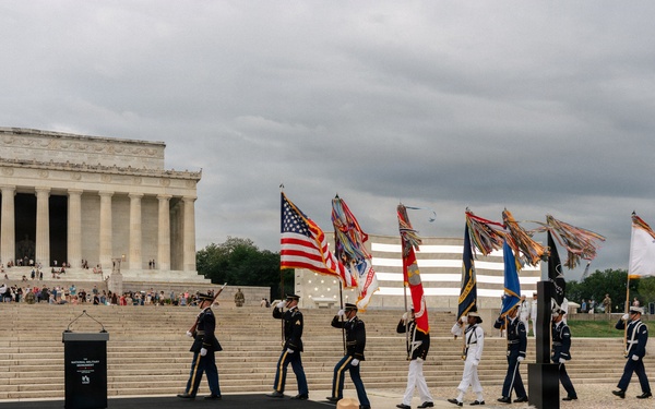 Color Guard at the National Military Monument