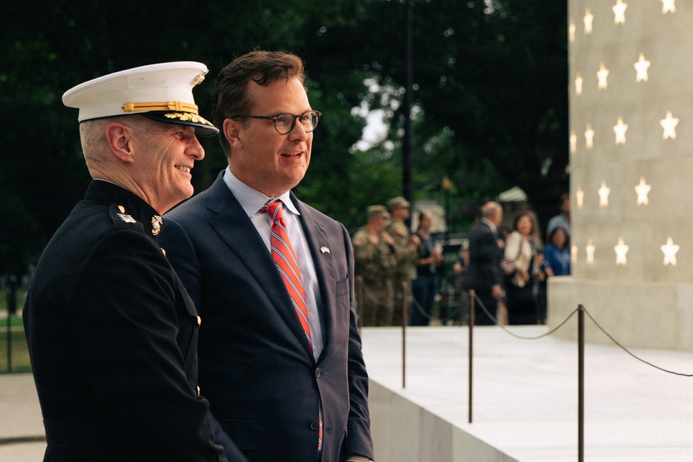 Unveiling of the National Military Monument