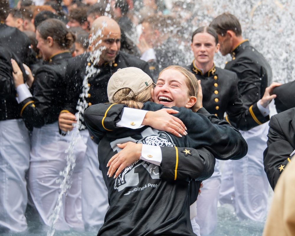 2026 USNA Color Parade Fountain Dunk