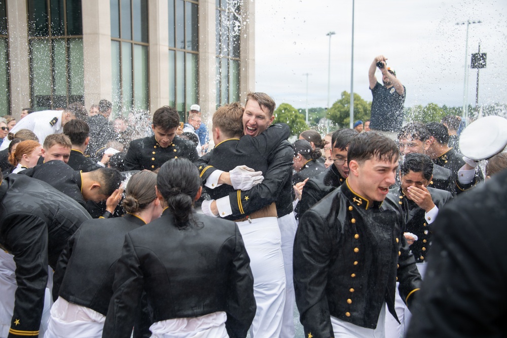 2026 USNA Color Parade Fountain Dunk