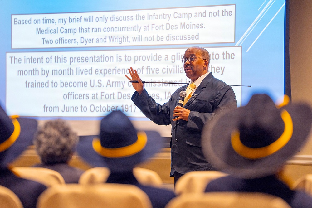 Fort Leavenworth Buffalo Soldier Day speaker gives glimpse of WWI Black officer training camp