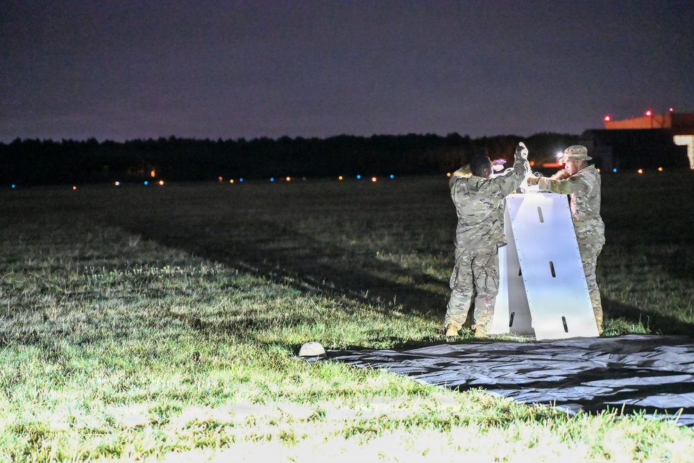 Soldiers Launch Balloons in Poland