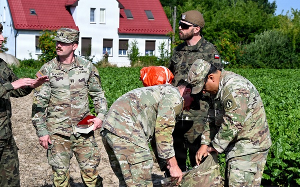Soldiers Launch Balloons in Poland
