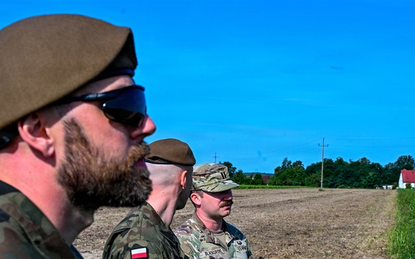 Soldiers Launch Balloons in Poland