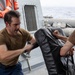 USS Mustin conducts security reaction force-bravo course