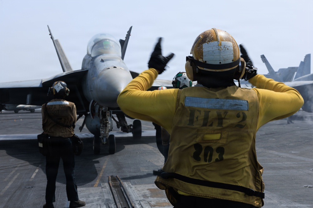USS George H.W. Bush (CVN 77) Conducts Flight Operations