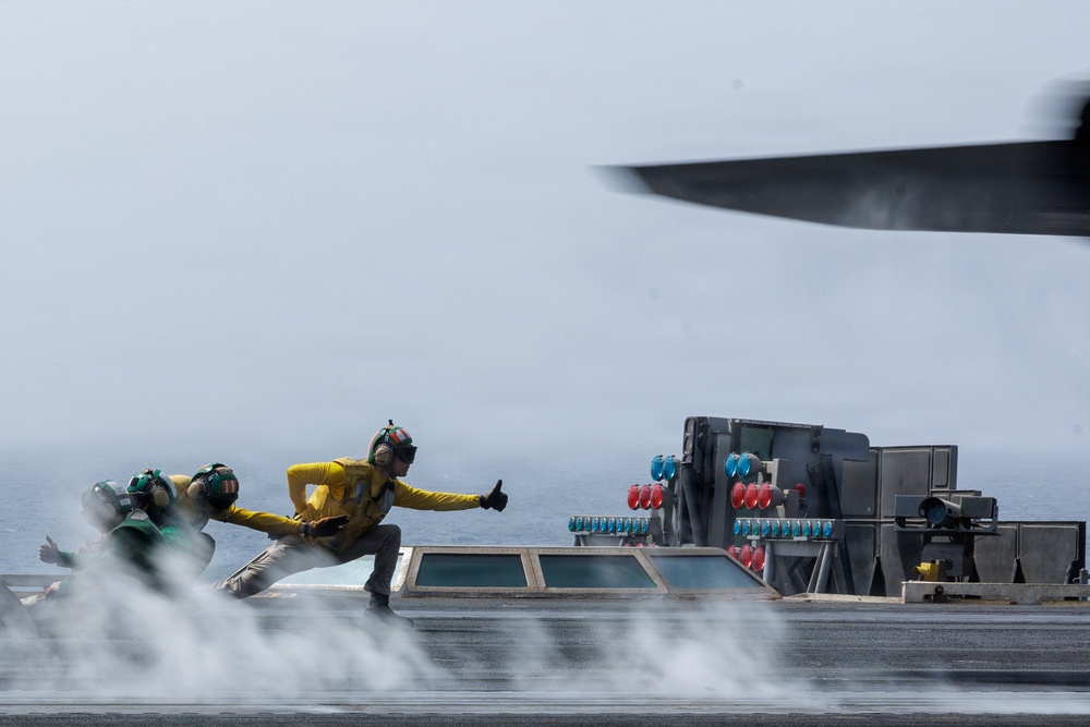 USS George H.W. Bush (CVN 77) Conducts Flight Operations