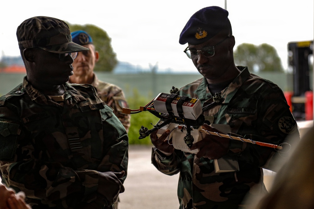 SETAF-AF hosts joint Ghanaian delegation to advance partner drone production