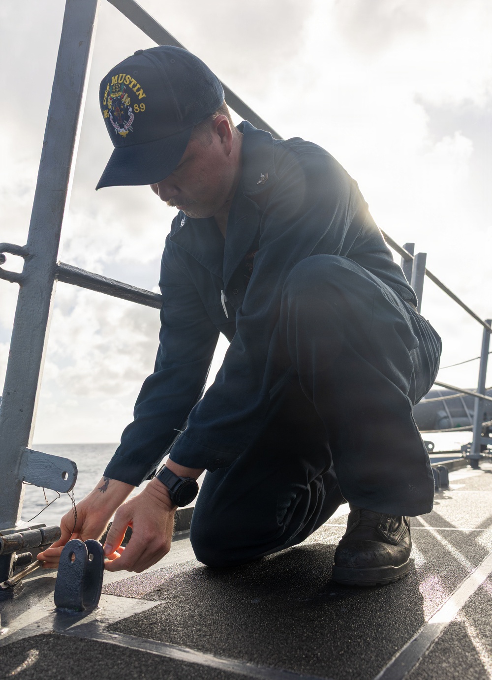 USS Mustin conducts Phalanx CIWS PAC fire