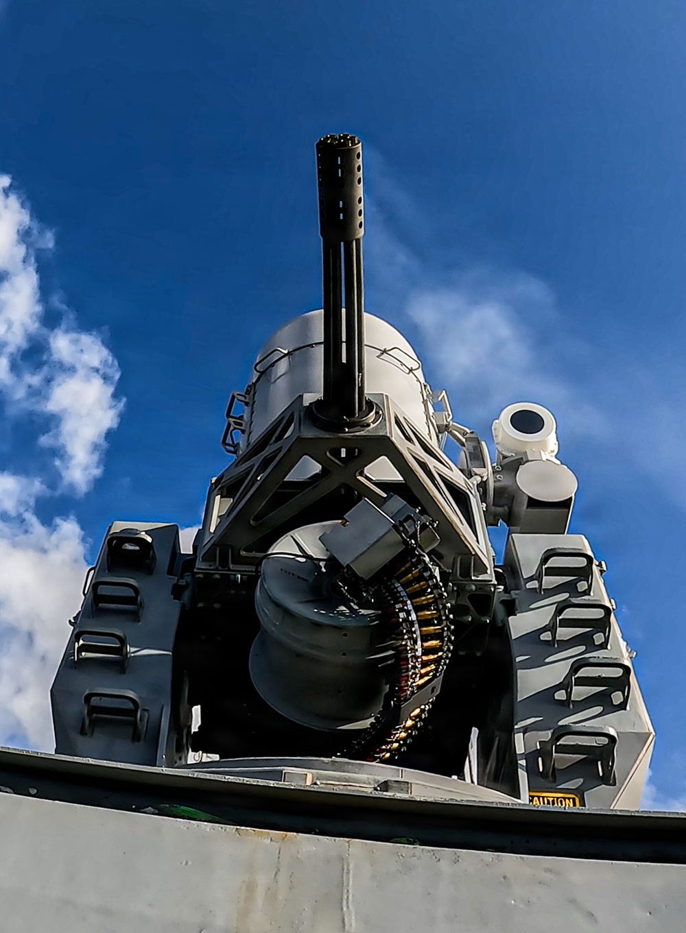 USS Mustin conducts Phalanx CIWS PAC fire