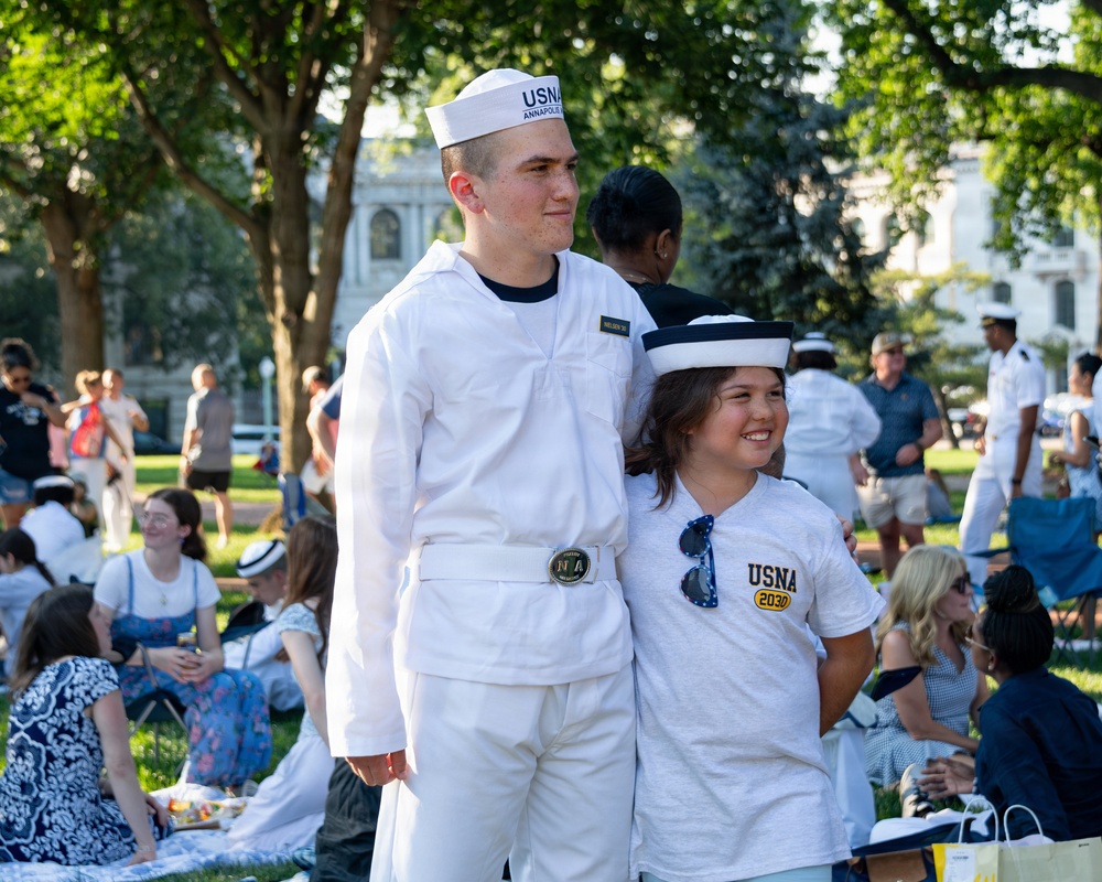 USNA Induction Day for Class of 2030