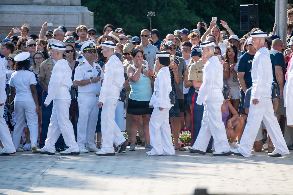 USNA Induction Day for Class of 2030