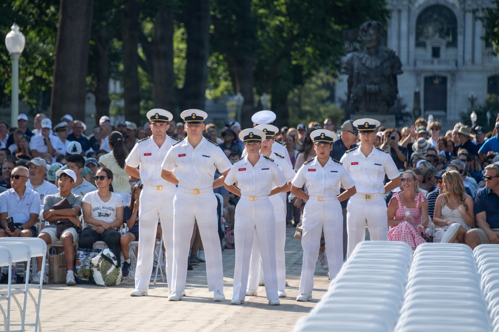 USNA Induction Day for Class of 2030