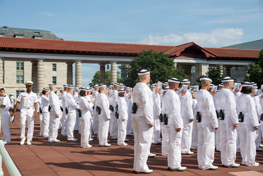 USNA Induction Day for Class of 2030