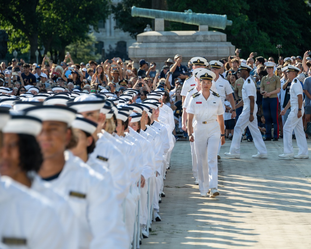USNA Induction Day for Class of 2030