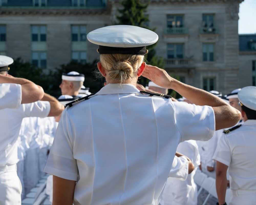 USNA Induction Day for Class of 2030