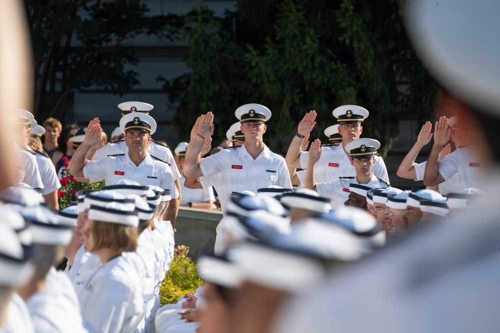 USNA Induction Day for Class of 2030