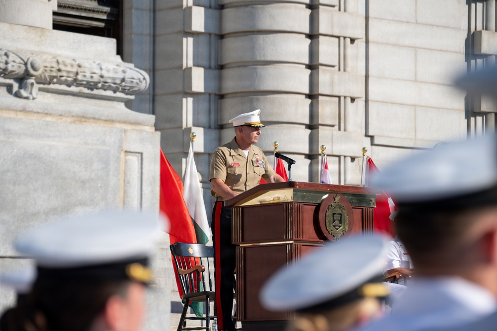 USNA Induction Day for Class of 2030