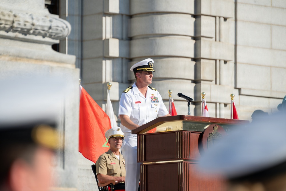 USNA Induction Day for Class of 2030