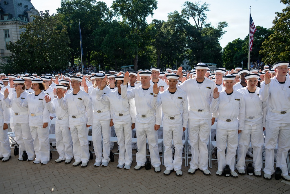 USNA Induction Day for Class of 2030