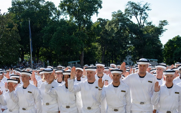 USNA Induction Day for Class of 2030