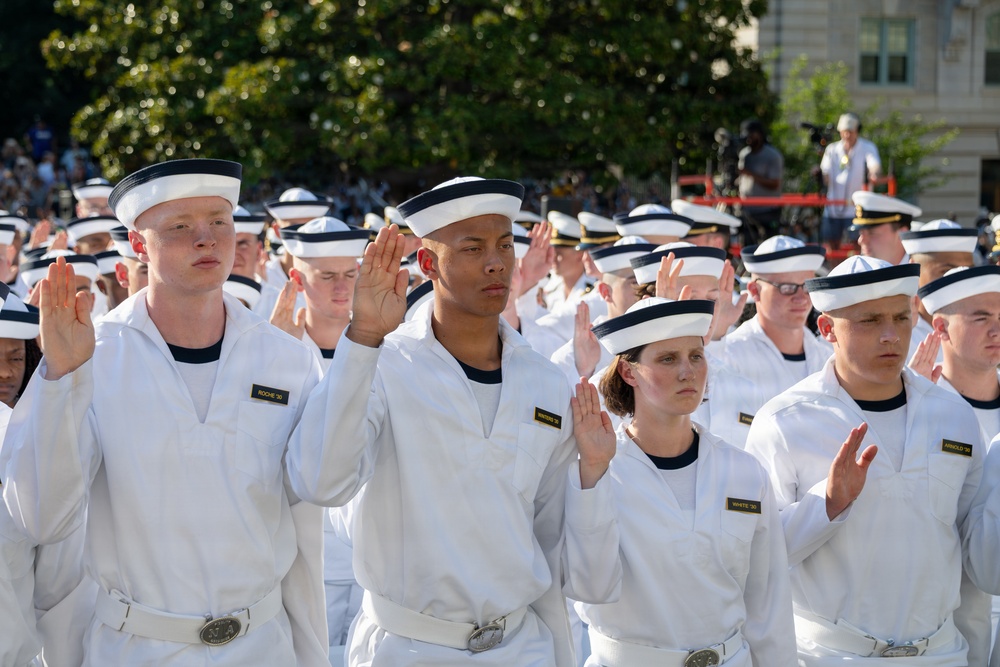 USNA Induction Day for Class of 2030
