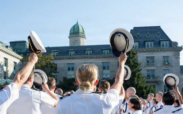 USNA Induction Day for Class of 2030