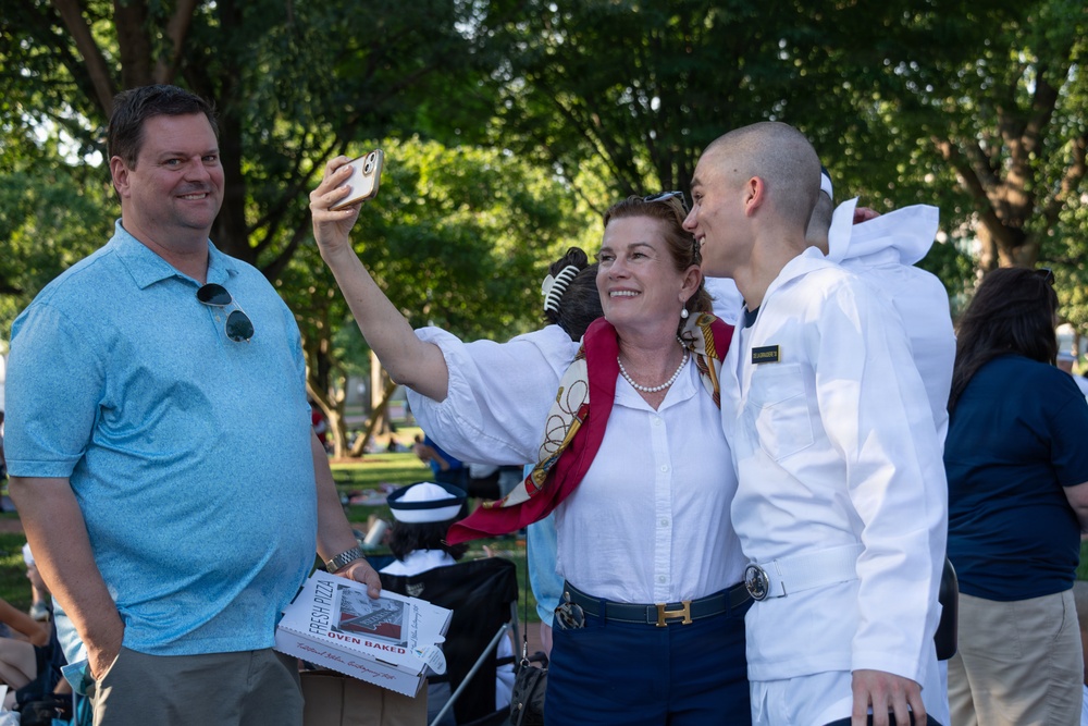 USNA Induction Day for Class of 2030