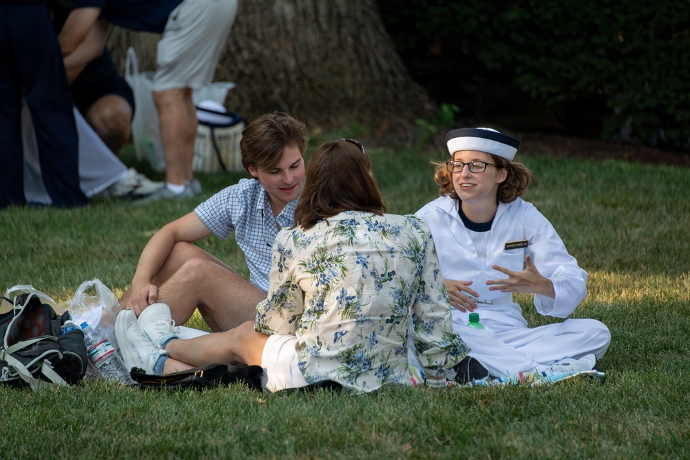 USNA Induction Day for Class of 2030