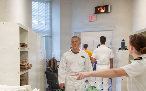USNA Induction Day for Class of 2030