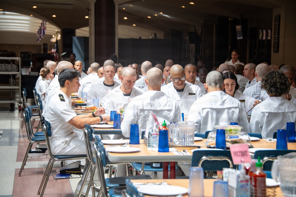 USNA Induction Day for Class of 2030